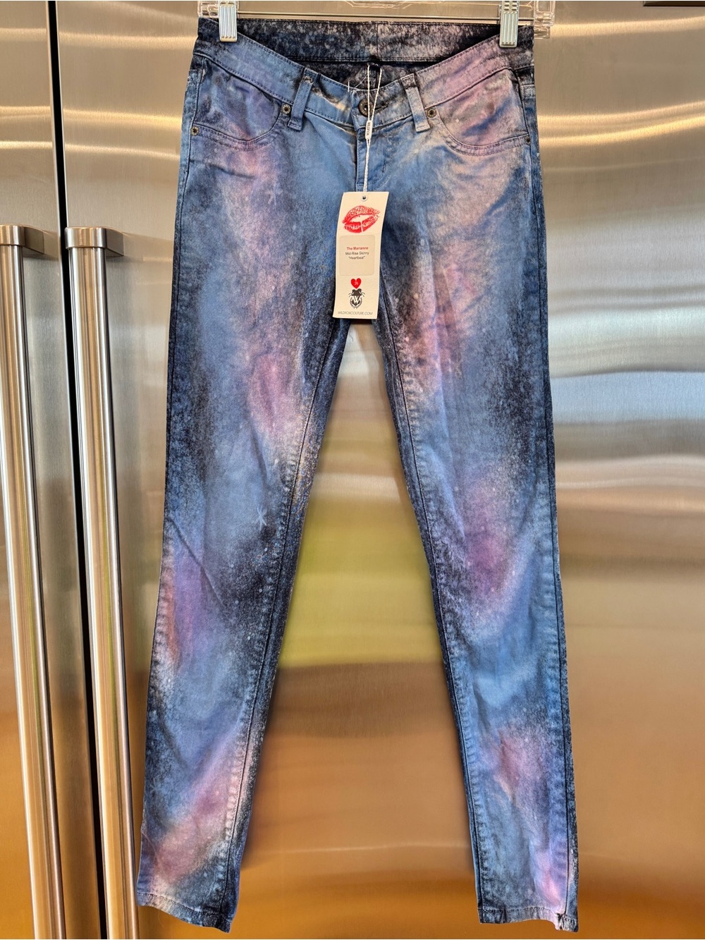 NWT Carmar LF Galaxy Skinny Jeans Galactic Planet Pants